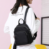 双肩包女2025新款 百搭时尚 帆布迷你小包防水女士牛津布休闲小背包