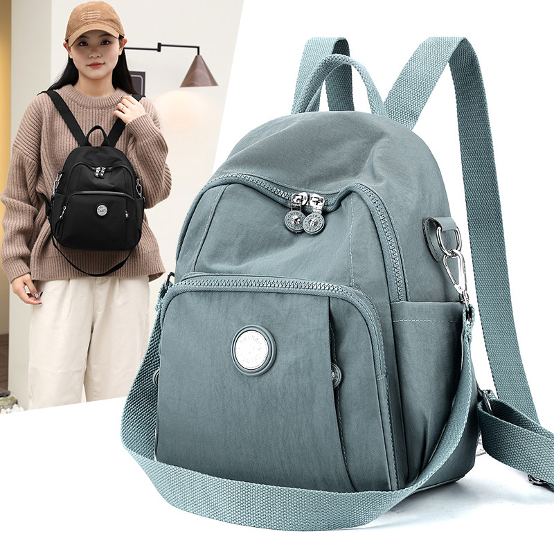 2025新款女士大容量双肩包时尚休闲防水耐磨轻便牛津布百搭小背包,箱包皮具/热销女包/男包,双肩背包,淘宝优惠券,粉丝福利购,淘宝优惠卷