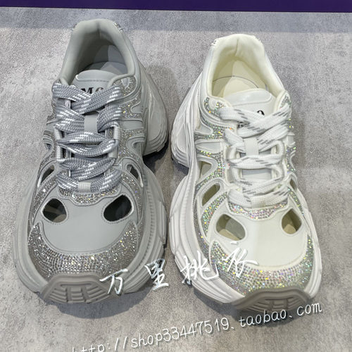 M60 专柜正品2025夏款女士时尚带钻休闲鞋女鞋WX27042182-1499