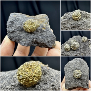 球状黄铁矿天然原矿石矿物晶体矿石标本摆件教学观赏收藏奇石地质