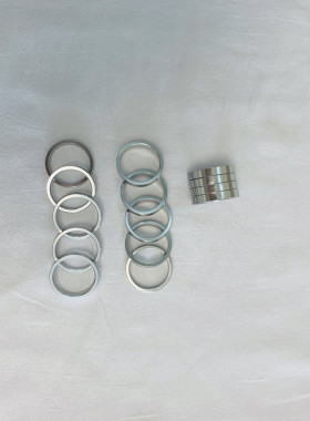 死飞复古车前叉腕组垫圈25.4mm 滑步车铝合金把立垫圈BMX碗组配件