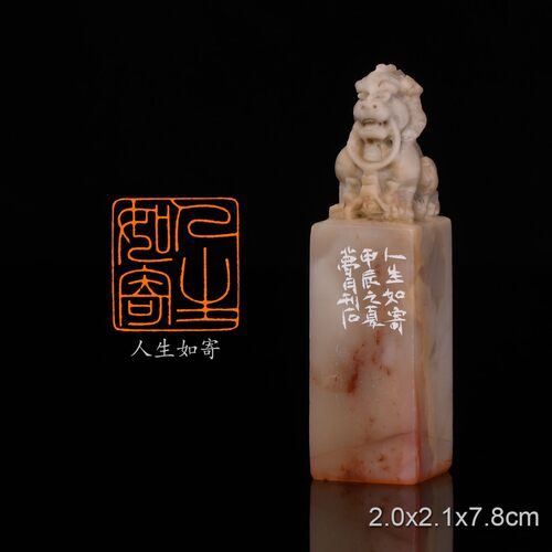 人生如寄 翟梦月 手工篆刻成品章书法写意书画印章收藏礼品闲章