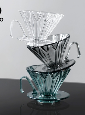 Hero英雄菱镜PCTG咖啡滤杯滴滤咖啡过滤器手冲咖啡壶手冲咖啡套装