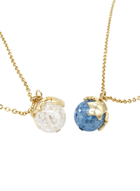 IMUFURET 日本ins原创设计太空星空行星蓝色星球项链饰品礼品礼物