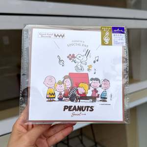 PEANUTS史努比音乐对折音乐贺卡
