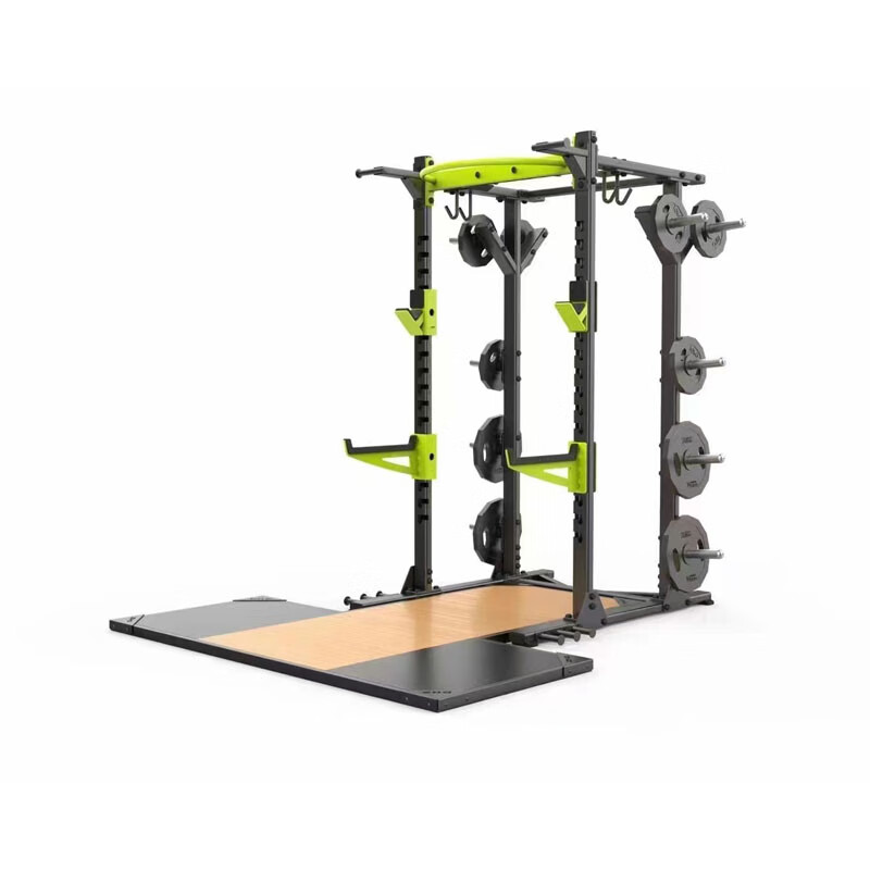 DHZFITNESS大胡子运动健身器材U1081P深蹲架硬拉台