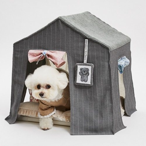 燕子萌宠屋韩国代购 louisdog猫狗帐篷小窝 软床可拆洗羊绒棉垫