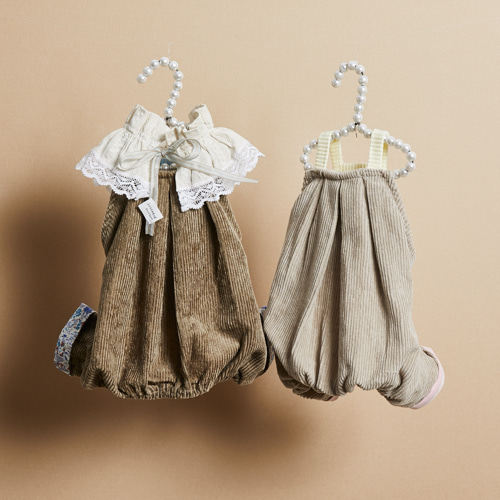 燕子萌宠屋韩国代购louisdog宠物小型猫狗秋冬保暖丝绒背带连体裤