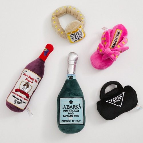 燕子萌宠屋 韩国代购 louisdog 宠物有声玩具 狗狗香槟红酒玩具