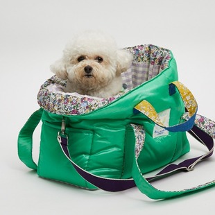 燕子萌宠屋韩国代购 louisdog宠物外出包 猫狗保暖拎包肩带包