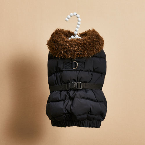 预定/燕子萌宠屋韩国代购Louisdog小型猫狗秋冬鹅绒服无袖毛领