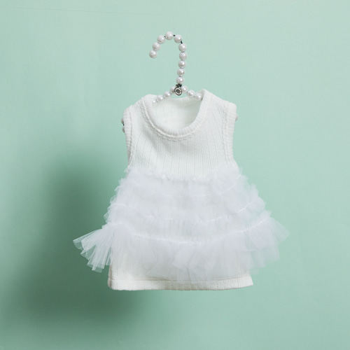 燕子萌宠屋韩国代购Louisdog小型猫狗蕾丝花边挂腿裙裤