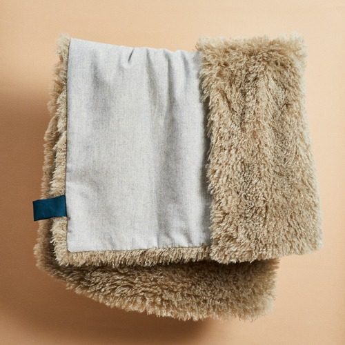 燕子萌宠屋韩国代购Louisdog小型猫狗宠物双面格子毛绒被子坐垫子