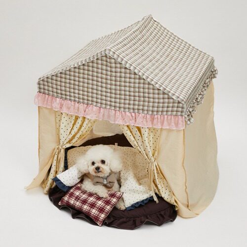 预定/燕子萌宠屋韩国代购Louisdog小型猫狗宠物房子帐篷小窝