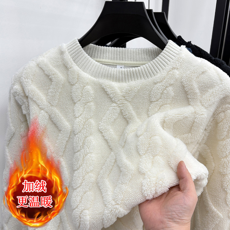 圆领冬季青春活力风套头青年针织衫/毛衣