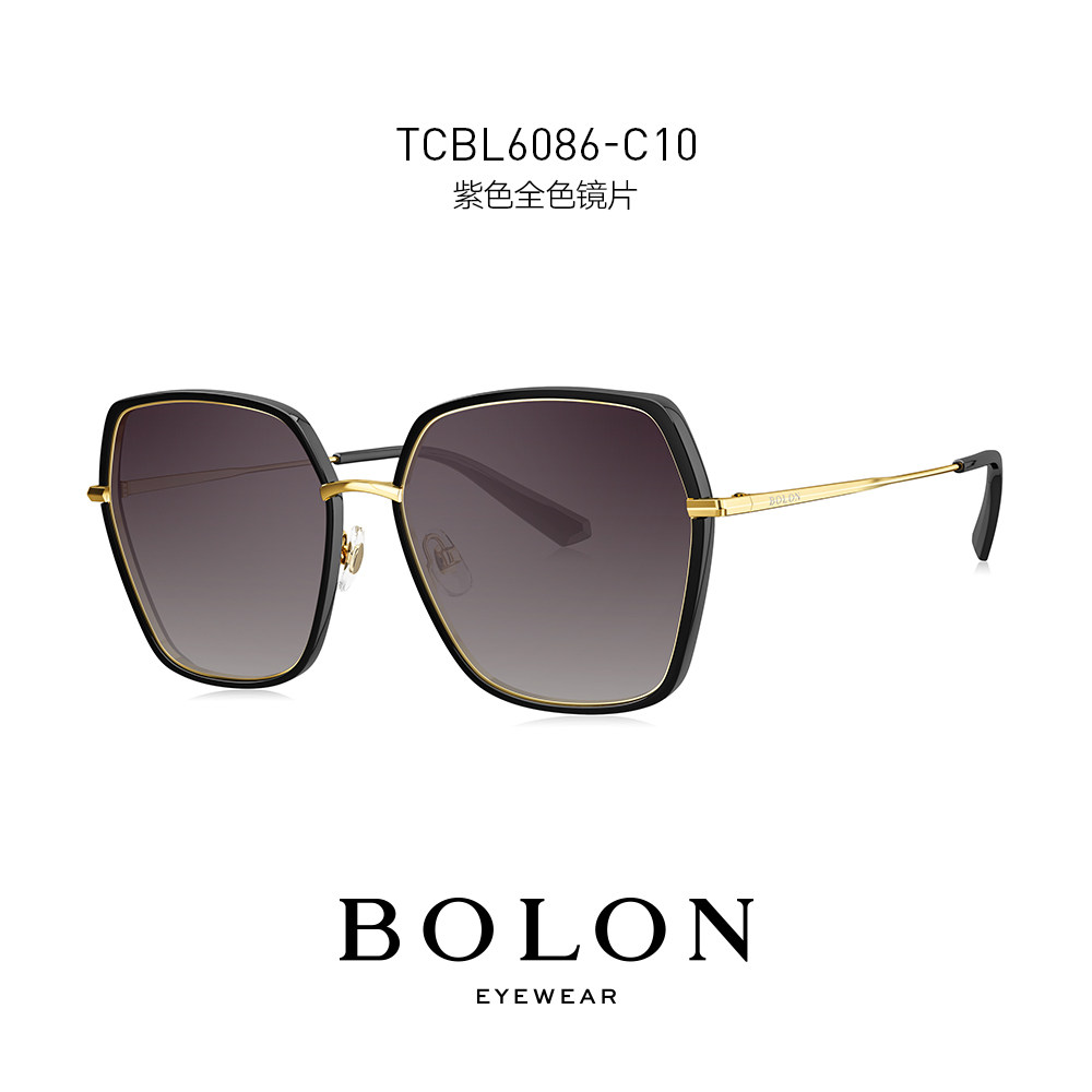 bolon暴龙蝶形偏光镜近视太阳镜女潮流墨镜个性开车眼镜tcbl6086