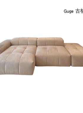 Guge 古格 | saba像素沙发奶油风意式极简豆腐块双面座模块沙发
