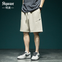 日系简约休闲短裤男2025夏季新款慵懒风百搭宽松运动卫裤五分裤子