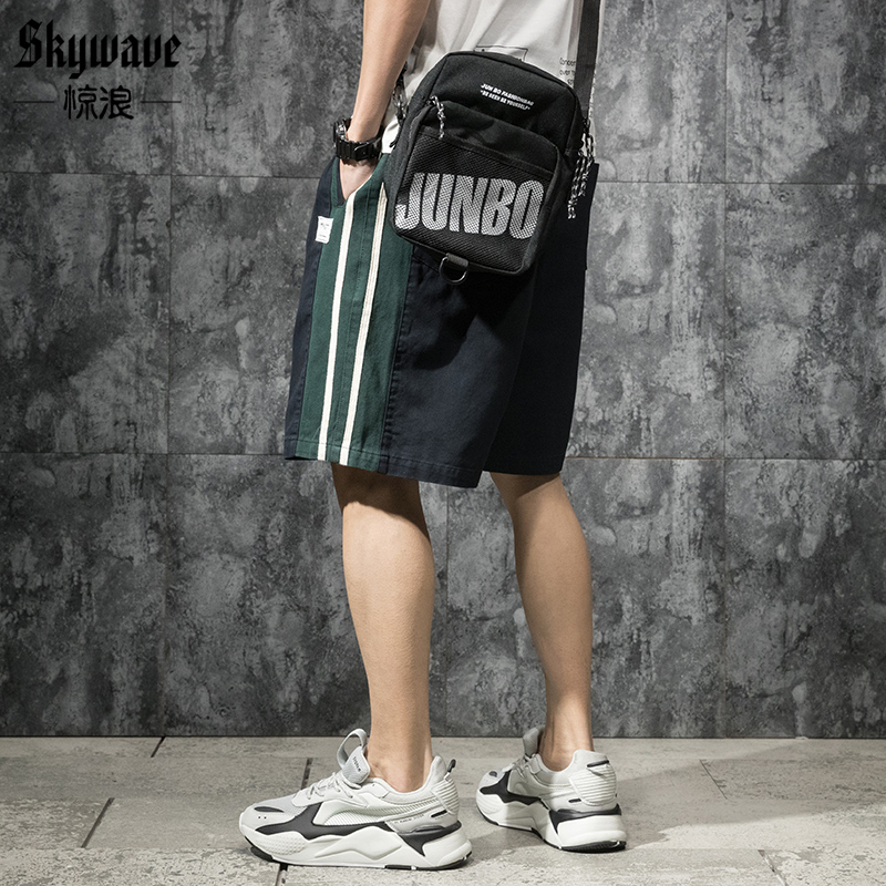 夏季新款运动短裤男宽松加肥加大