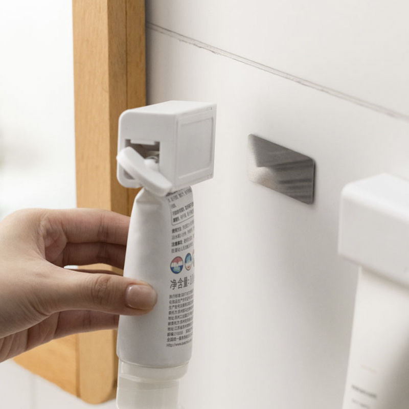 磁吸式牙膏挤压器壁挂懒人挤牙膏神器挤小样洗面奶卫生间手动夹子