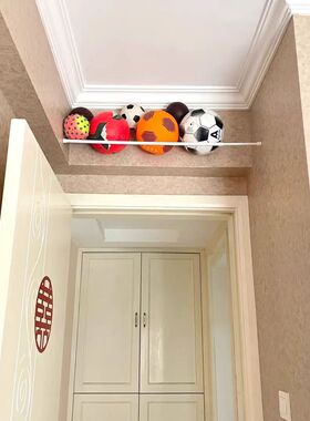 篮球收纳架家用室内简易足球排球整理收纳架儿童球类摆放置物架子