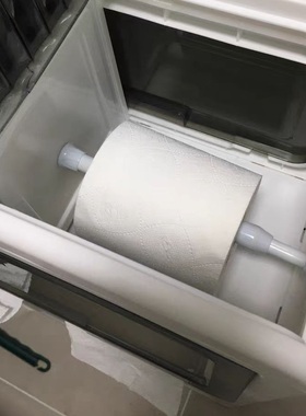 卫生间厕纸盒配件中心伸缩轴无凹槽厕所马桶卷纸滚动棒弹簧伸缩杆
