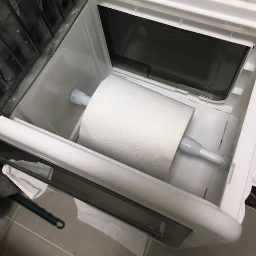 卫生间厕纸盒配件中心伸缩轴无凹槽厕所马桶卷纸滚动棒弹簧伸缩杆