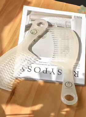 SEMBEM三本湿发护理梳子宽齿梳女士家用长发疏齿梳大齿梳浴室洗头