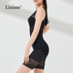 林夕梦收腹塑型连体塑身衣薄款 收肚子美体神器美背亲腹透气舒适夏