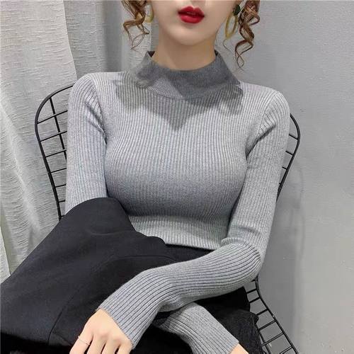 高领毛衣打底衫秋冬冬季新款加厚