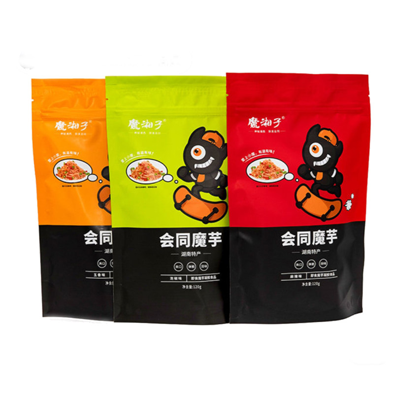 湖南特产小吃麻辣五香休闲零食会同魔芋辣条素食素毛肚小包装包邮