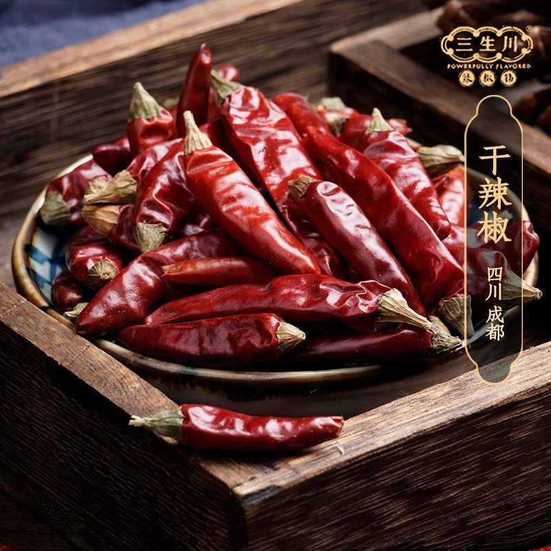 三生川农家成都干辣椒220g