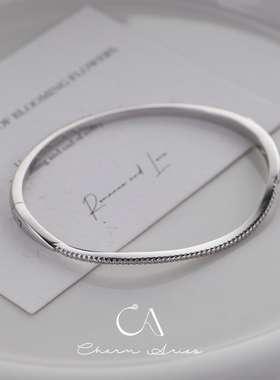 时尚女S925纯银简约时尚手镯