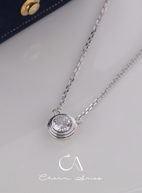 S925纯银女简约百搭项链