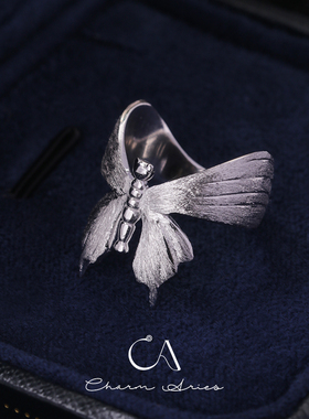 女生S925纯银名媛风轻奢质感戒指