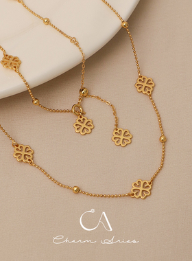 S925银毛衣链女生轻奢高级项链