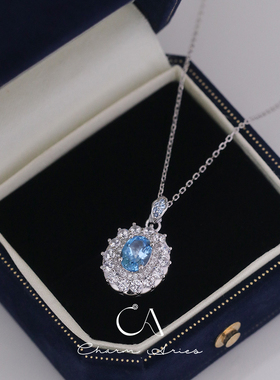 S925纯银镀金女生轻奢高级感项链