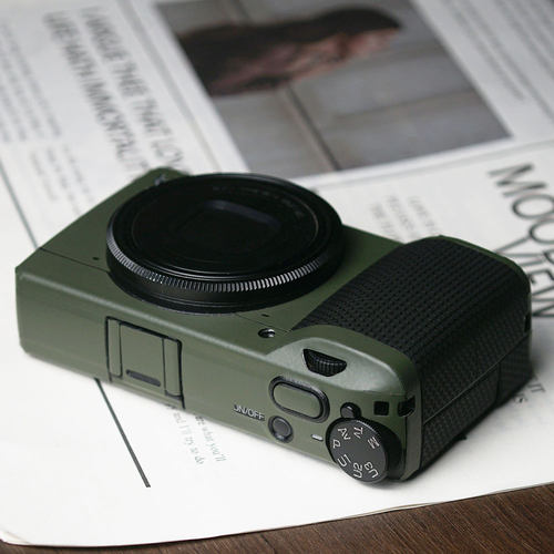 适用理光gr3机身贴纸碳纤维