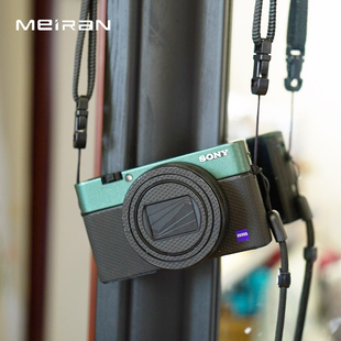 M7相机机身贴纸 美然 RX100M6 相机全包保护贴膜3M 适用于索尼黑卡6