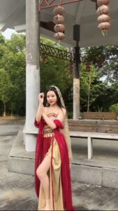 飞天敦煌汉服仙气异域风情舞蹈服西域风飘逸民族风古典舞汉服女
