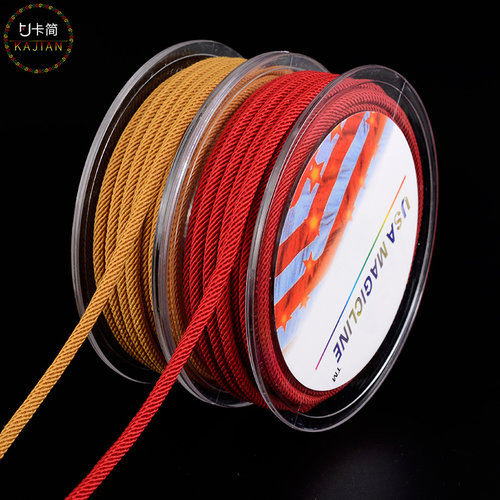 米兰线手工DIY加芯加密黑红