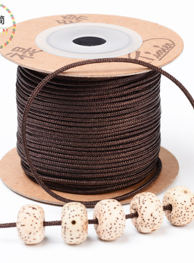 卡简A玉线1.0mm编织线台湾线芊棉线耐磨佛珠线DIY手链线项链绳