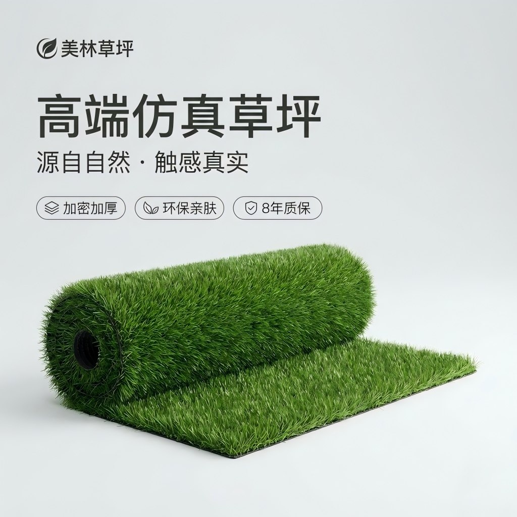 仿真草坪地毯假草皮铺垫塑料户外人造球场人工围挡幼儿园绿色地垫