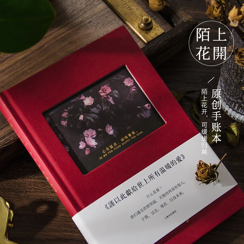 笔记本本子文艺复古ins风手账本厚本可爱韩版少女心日记本 记事本