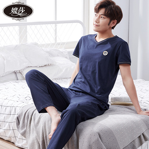 夏季男士纯棉睡衣