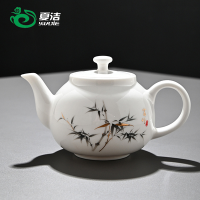 描金陶瓷功夫茶具茶壶