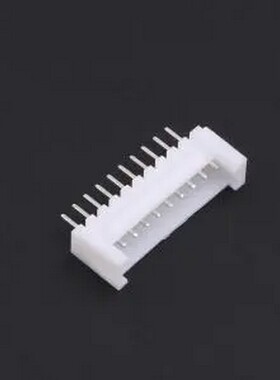 2.0-10P ZZDK 白色 1x10P 间距:2mm 直插 系列:HY 插件,P=2mm 线