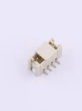 HCZZ0068-4 米色 1x4P 间距:1.5mm 立贴加盖 系列:ZH SMD,P=1.5mm