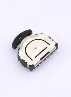 WS-002DB 6脚拨轮短柄/有定位/黑底/三向 SMD 拨轮开关