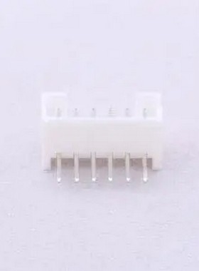 A2001WR-06P1 白色 1x6P 间距:2mm 弯插 系列:PH 弯插,P=2mm 线对